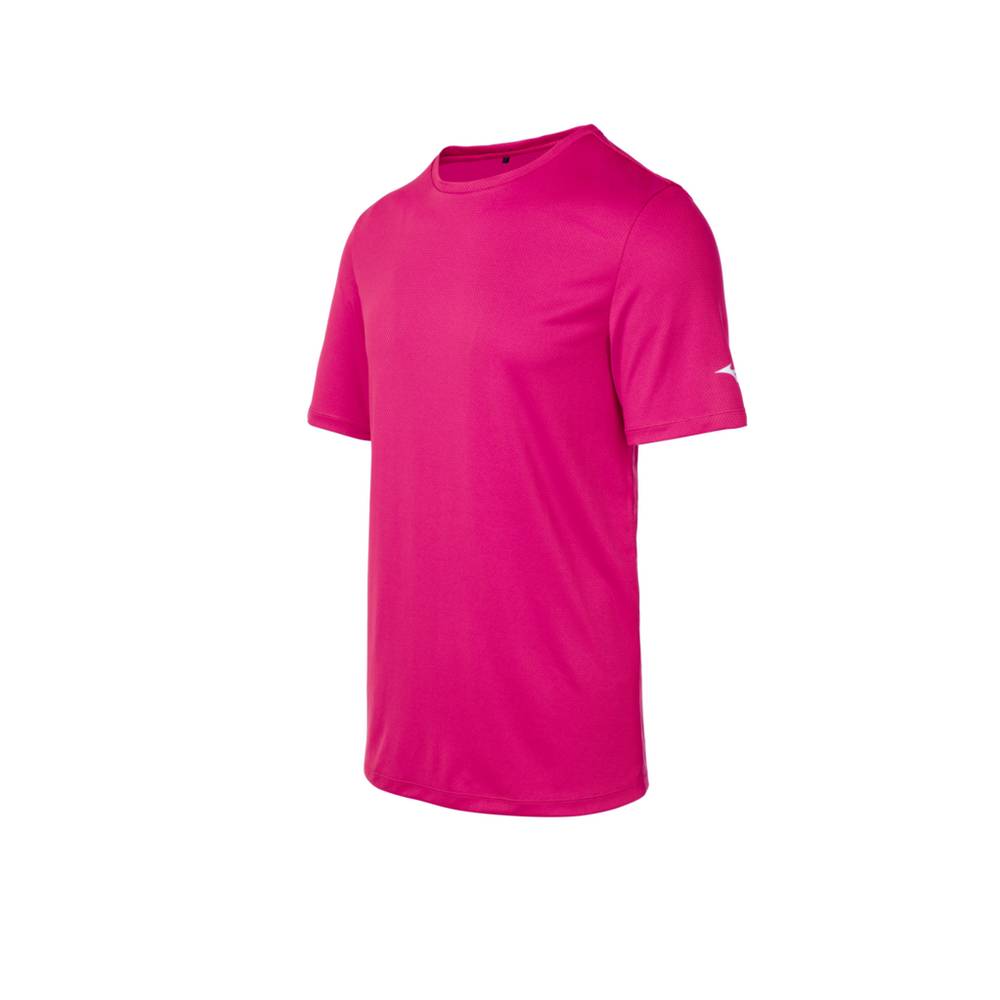 Mizuno Men's T-Shirts Pink (530060-HAR)